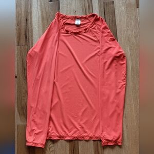 Senita Athletics: Orange Long Sleeve Top